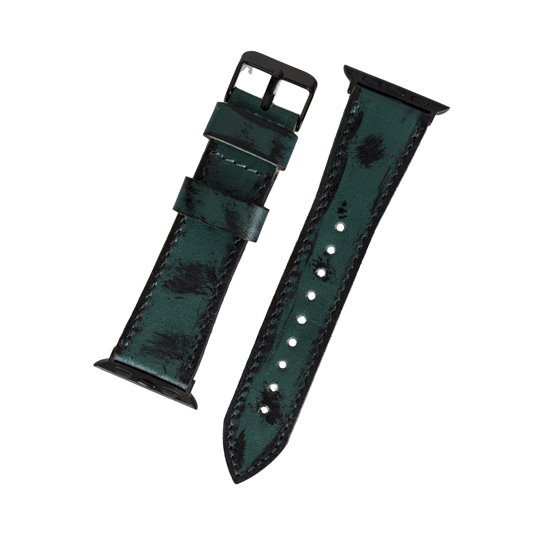 Klassisches Apple-Watch-Armband aus echtem Leder 