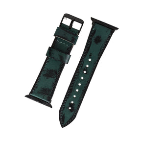 Klassisches Apple-Watch-Armband aus echtem Leder 