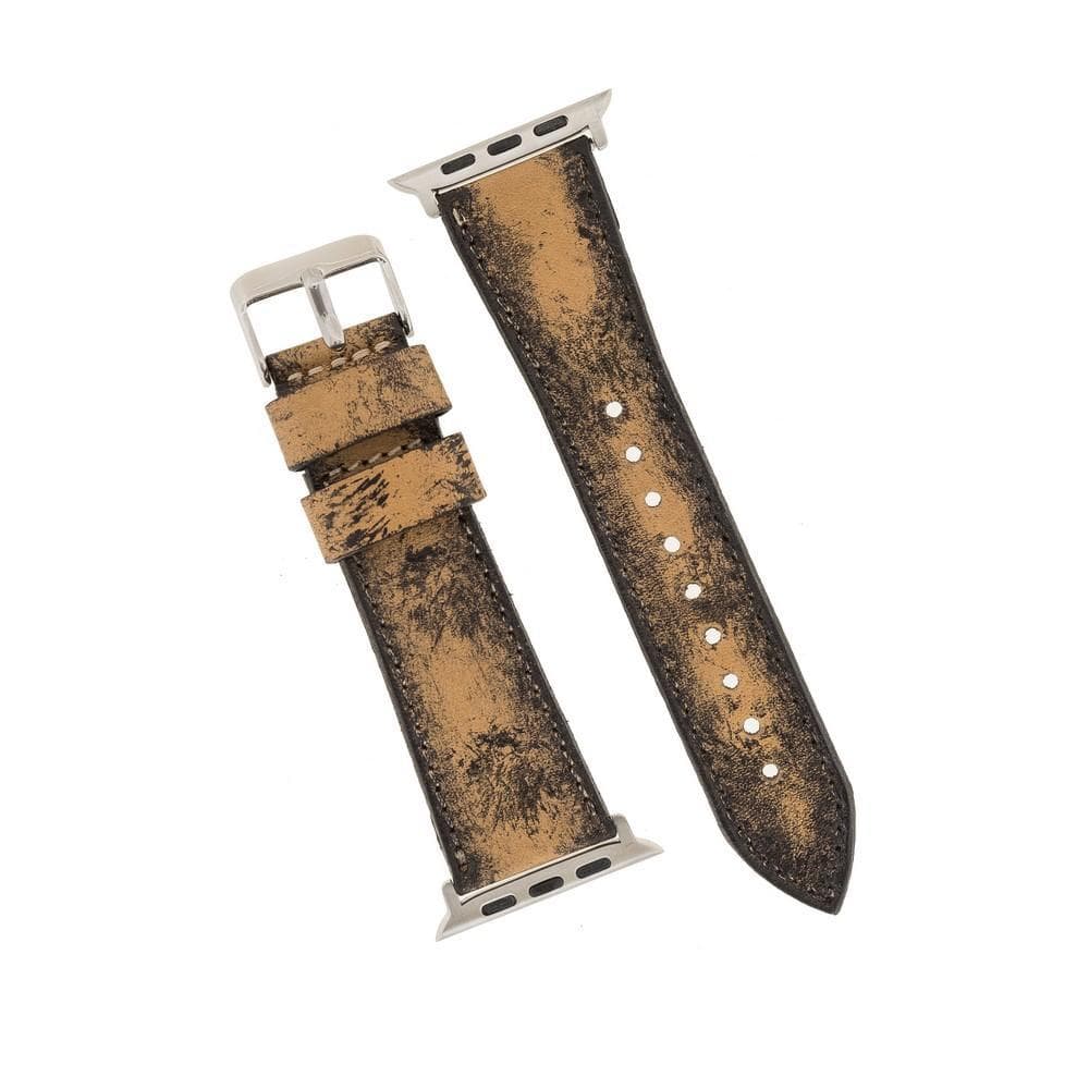 Klassisches Apple-Watch-Armband aus echtem Leder 