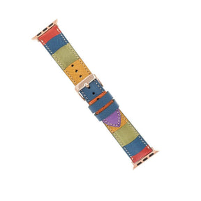 Klassisches Apple-Watch-Armband aus echtem Leder 