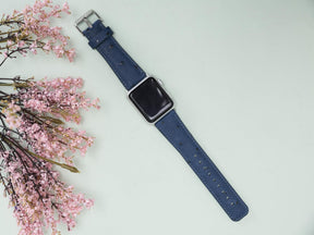 Klassisches Apple-Watch-Armband aus echtem Leder 