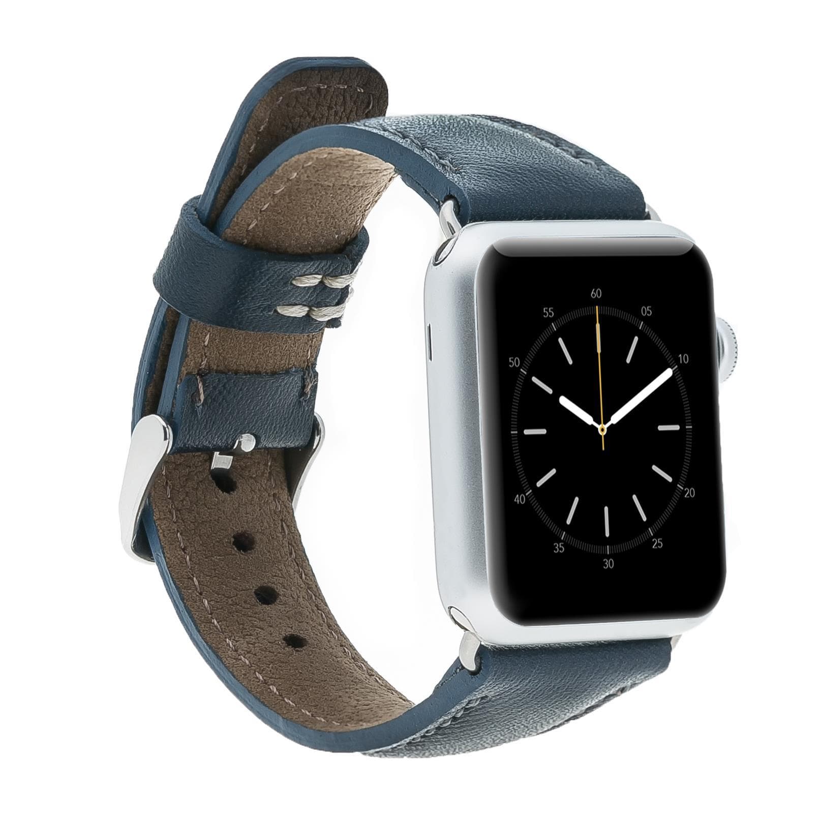 Klassisches Apple-Watch-Armband aus echtem Leder 