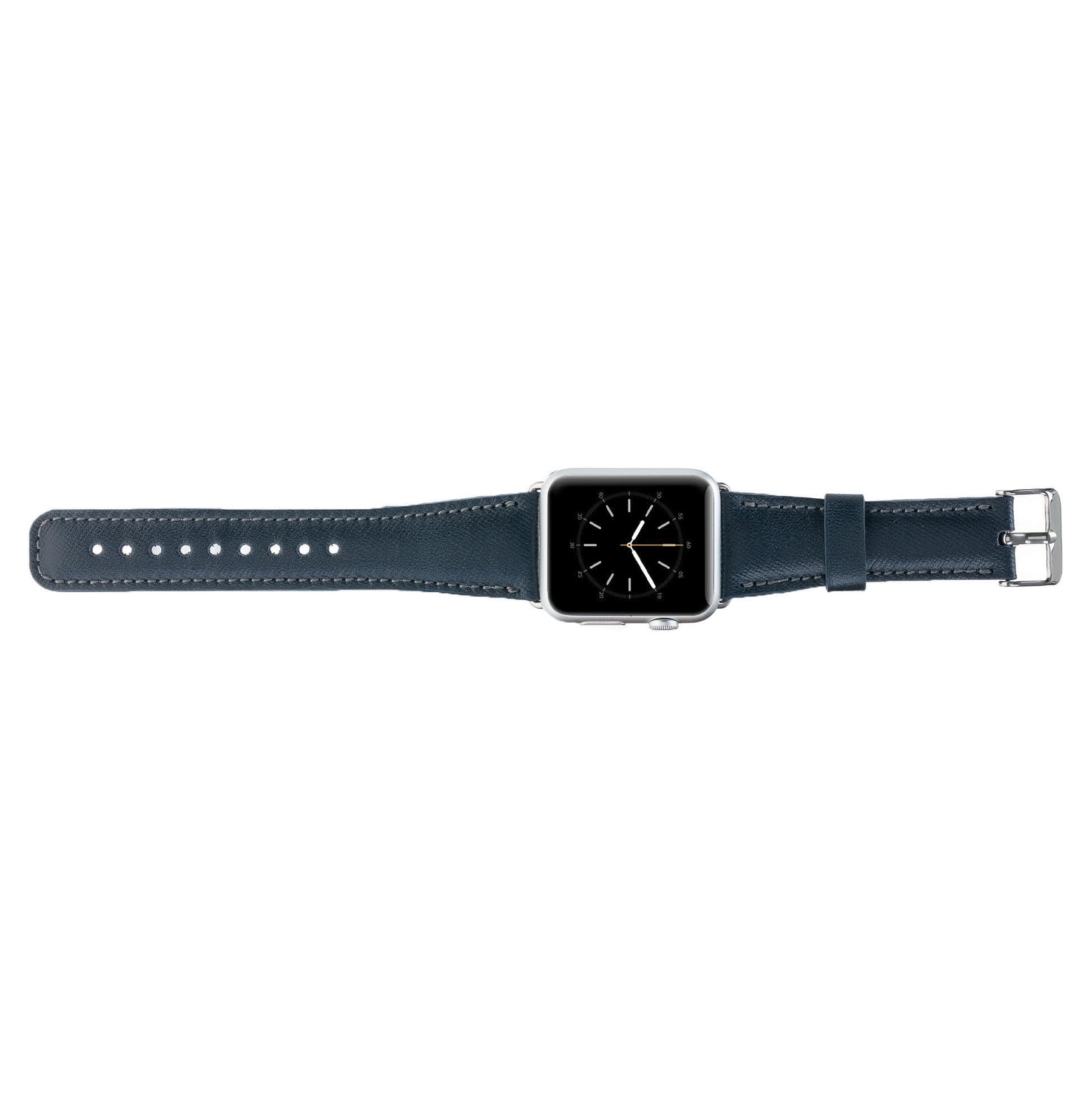 Klassisches Apple-Watch-Armband aus echtem Leder 