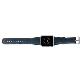 Klassisches Apple-Watch-Armband aus echtem Leder 