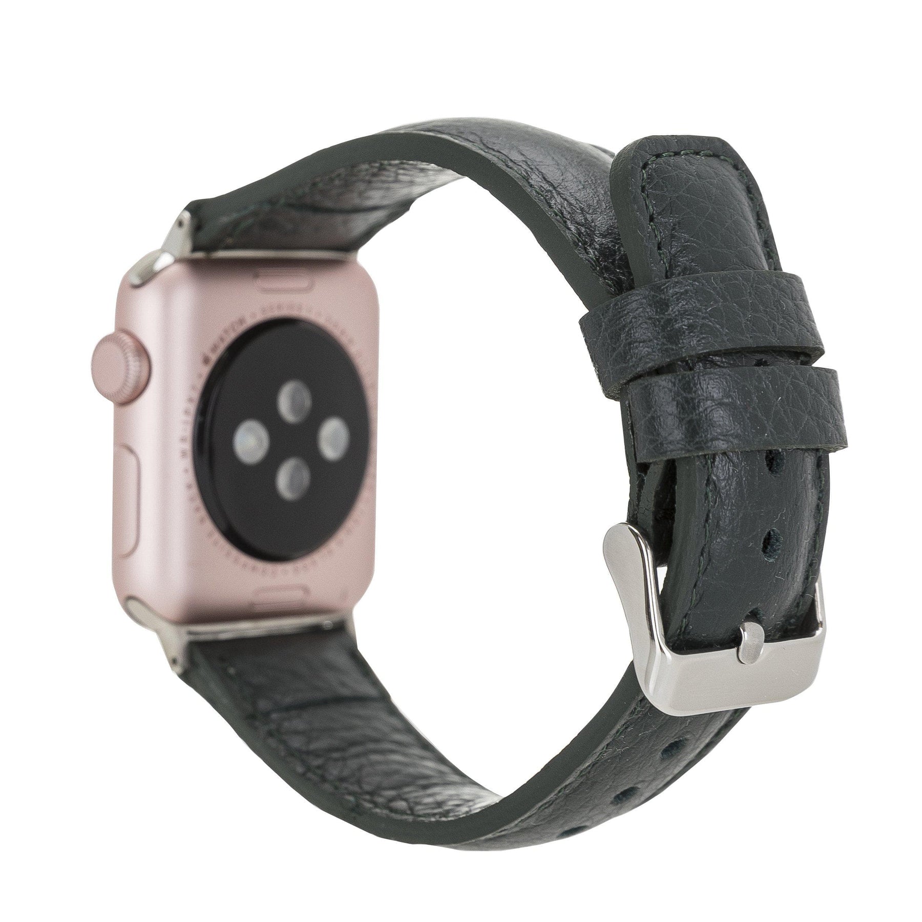 Klassisches Apple-Watch-Armband aus echtem Leder 