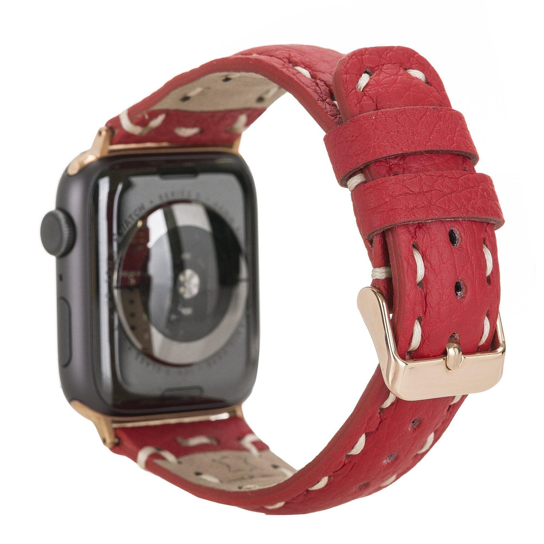 Klassisches Apple-Watch-Armband aus echtem Leder 