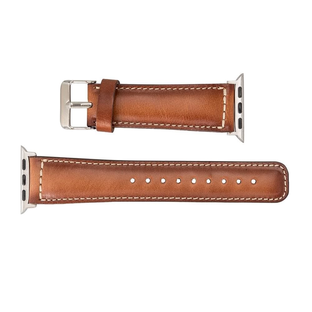 Klassisches Apple-Watch-Armband aus echtem Leder 