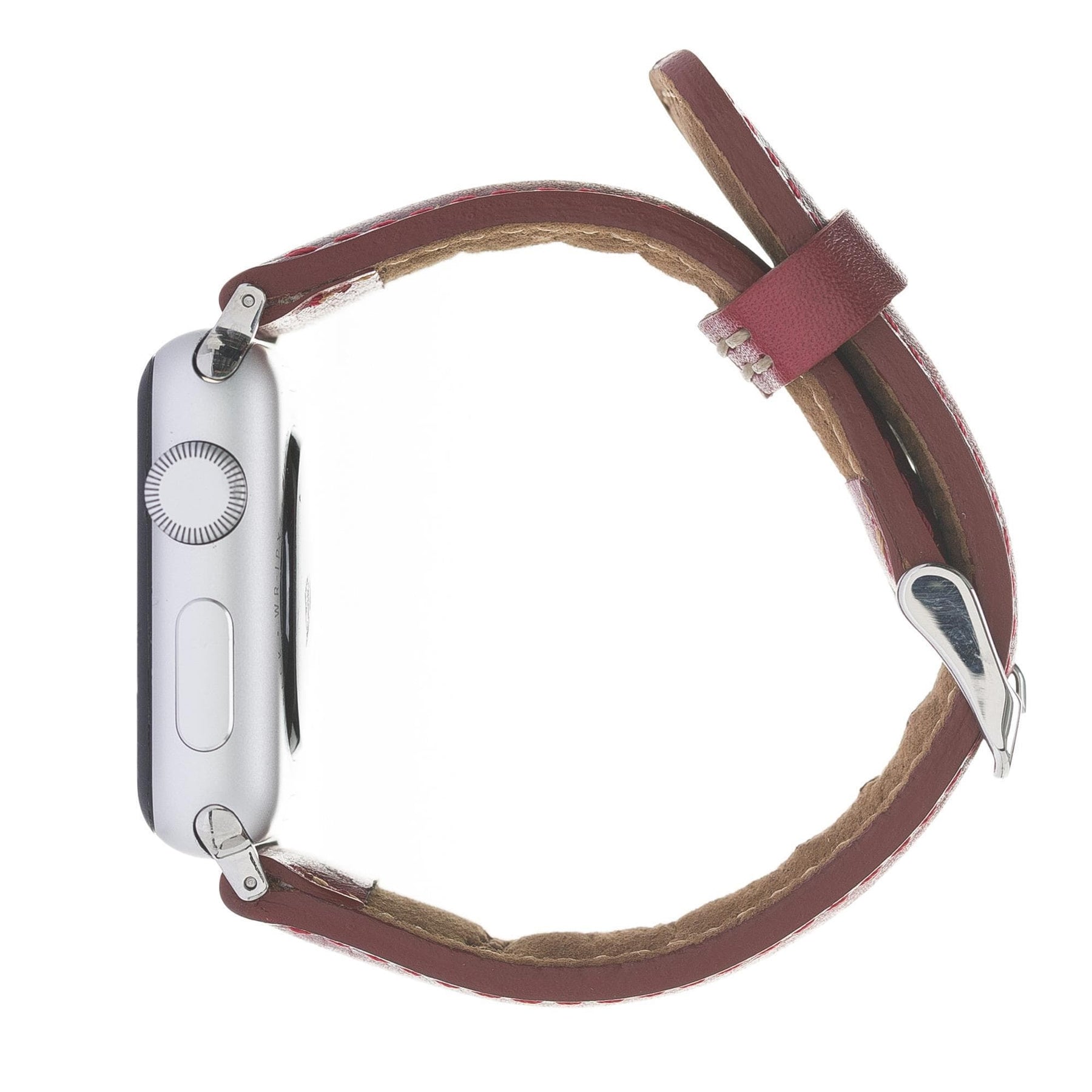 Klassisches Apple-Watch-Armband aus echtem Leder 