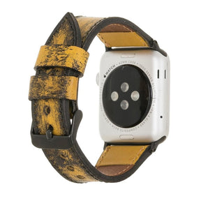 Klassisches Apple-Watch-Armband aus echtem Leder 