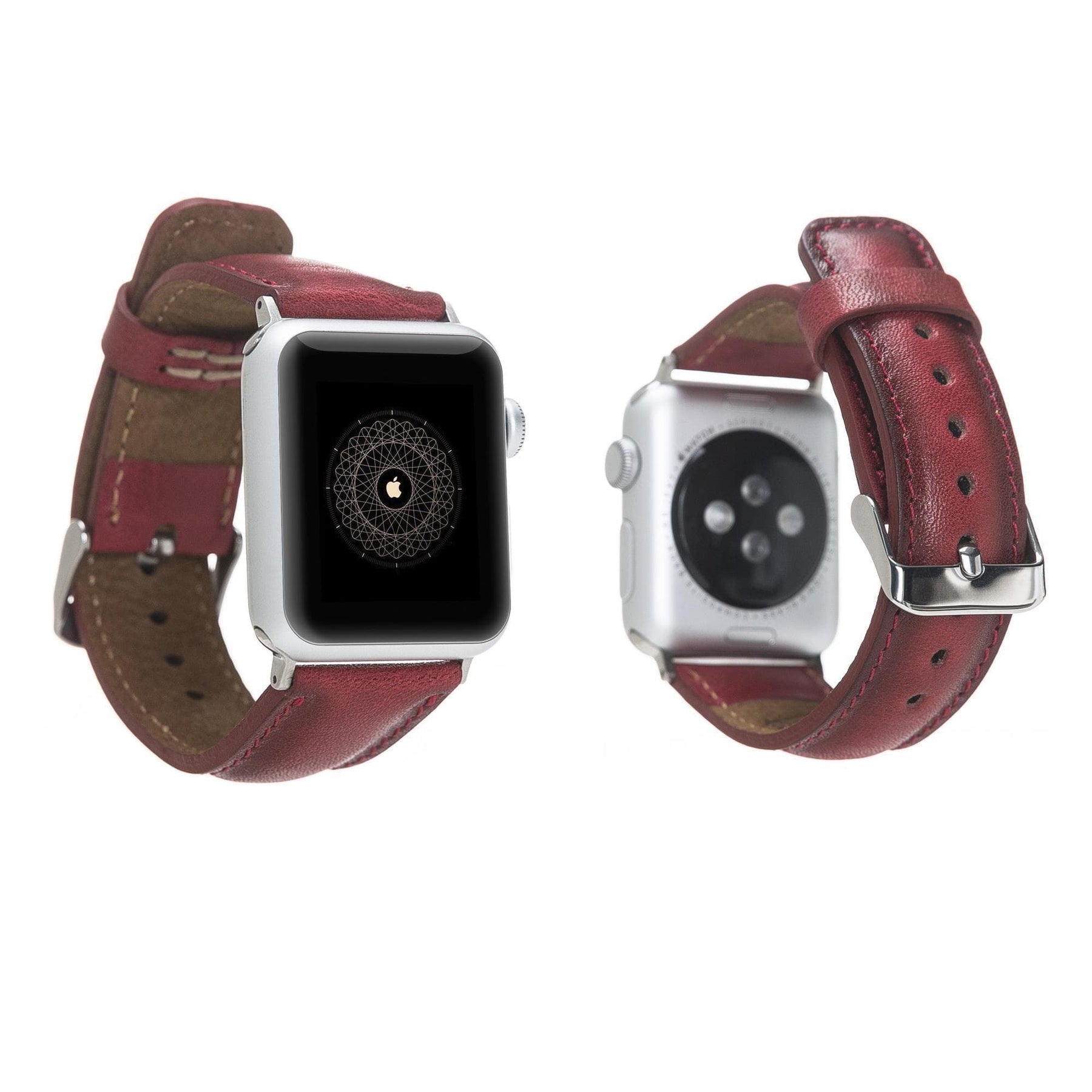 Klassisches Apple-Watch-Armband aus echtem Leder 