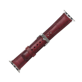 Klassisches Apple-Watch-Armband aus echtem Leder 