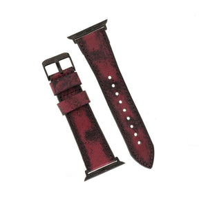 Klassisches Apple-Watch-Armband aus echtem Leder 