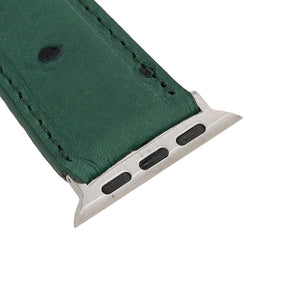 Klassisches Apple-Watch-Armband aus echtem Leder 