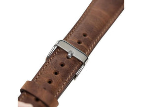 Klassisches Apple-Watch-Armband aus echtem Leder 