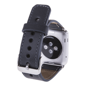 Klassisches Apple-Watch-Armband aus echtem Leder 