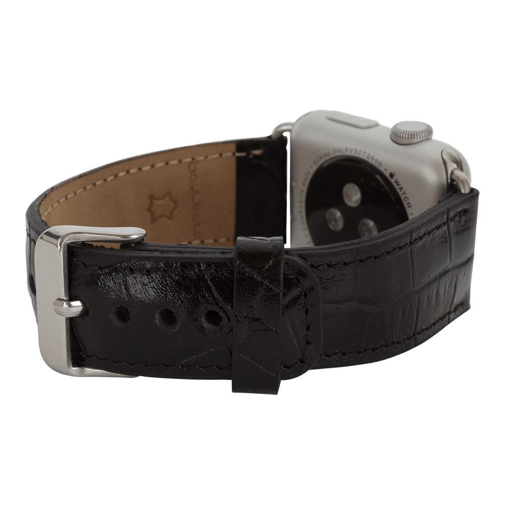 Klassisches Apple-Watch-Armband aus echtem Leder 