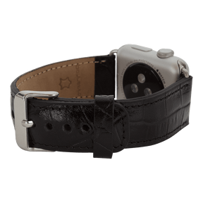 Klassisches Apple-Watch-Armband aus echtem Leder 