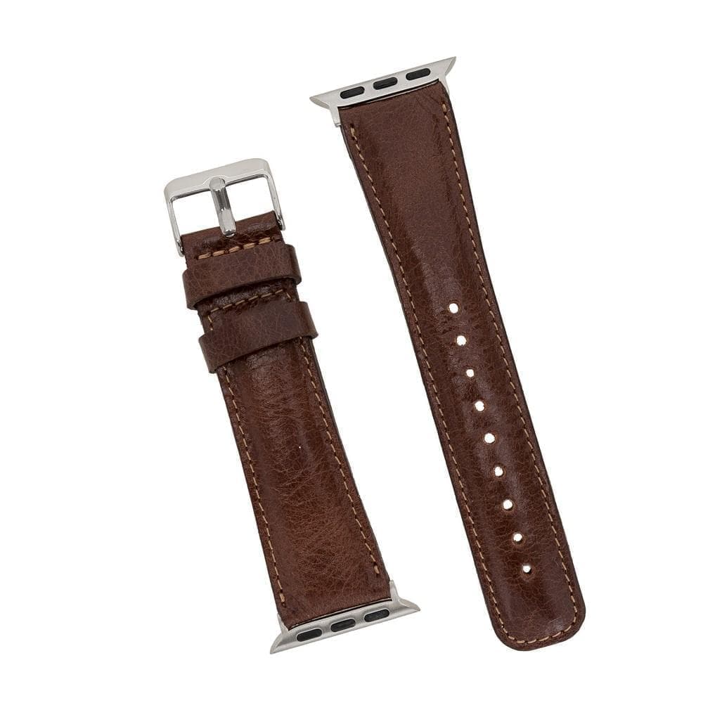 Klassisches Apple-Watch-Armband aus echtem Leder 