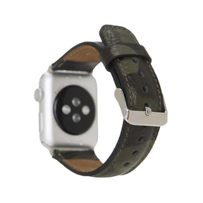 Klassisches Apple-Watch-Armband aus echtem Leder 