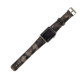 Klassisches Apple-Watch-Armband aus echtem Leder 