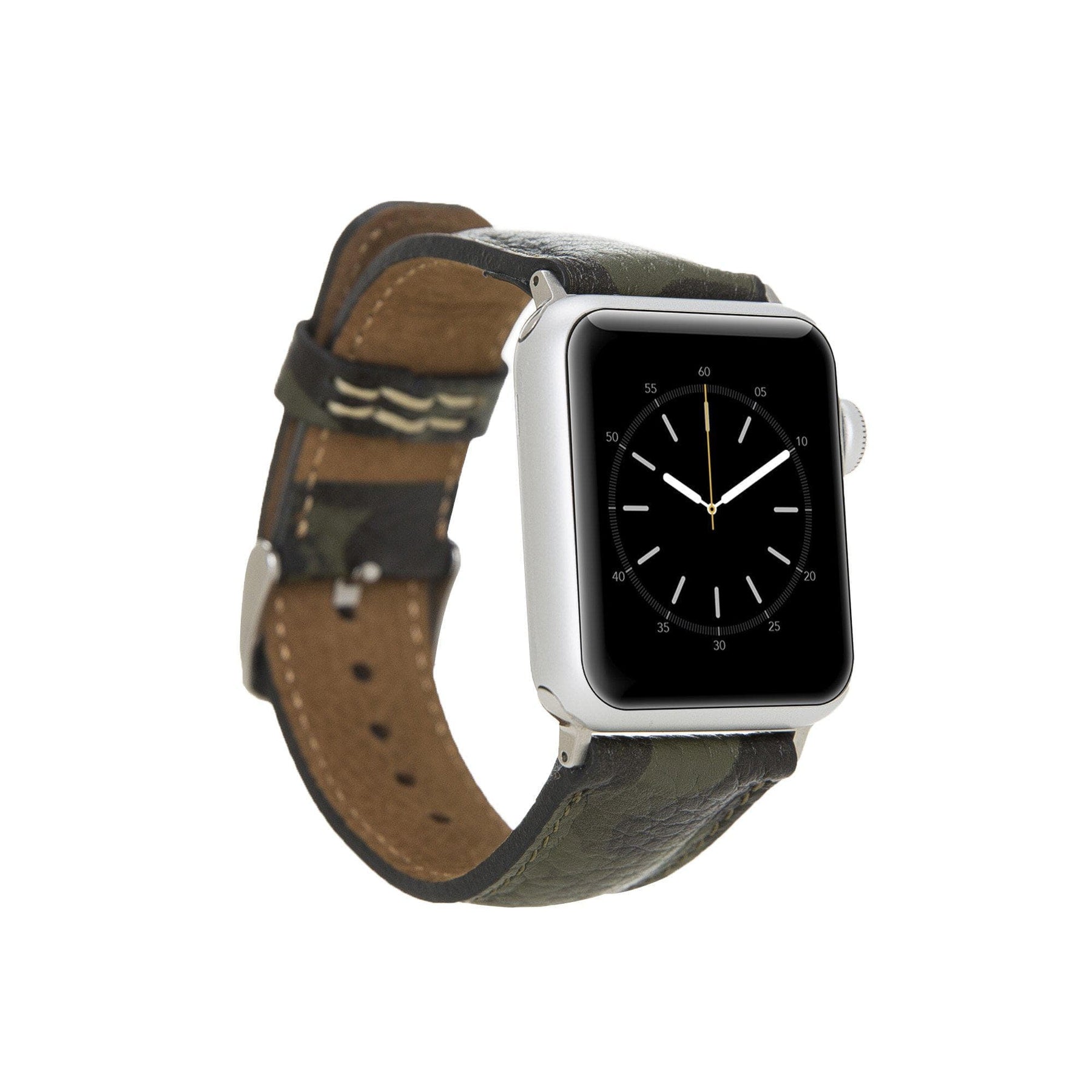 Klassisches Apple-Watch-Armband aus echtem Leder 