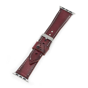 Klassisches Apple-Watch-Armband aus echtem Leder 