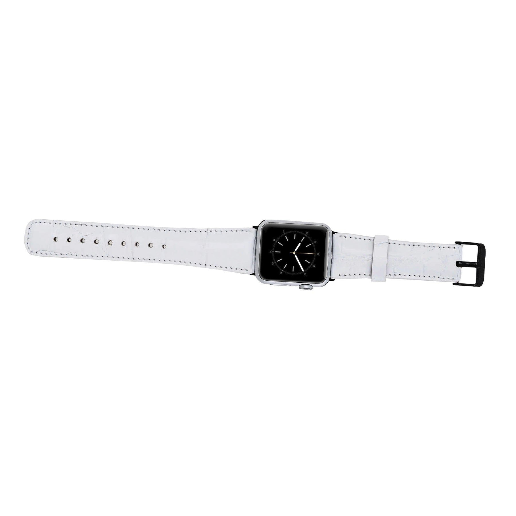 Klassisches Apple-Watch-Armband aus echtem Leder 