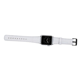 Klassisches Apple-Watch-Armband aus echtem Leder 
