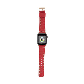 Klassisches Apple-Watch-Armband aus echtem Leder 