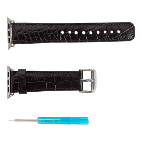 Klassisches Apple-Watch-Armband aus echtem Leder 