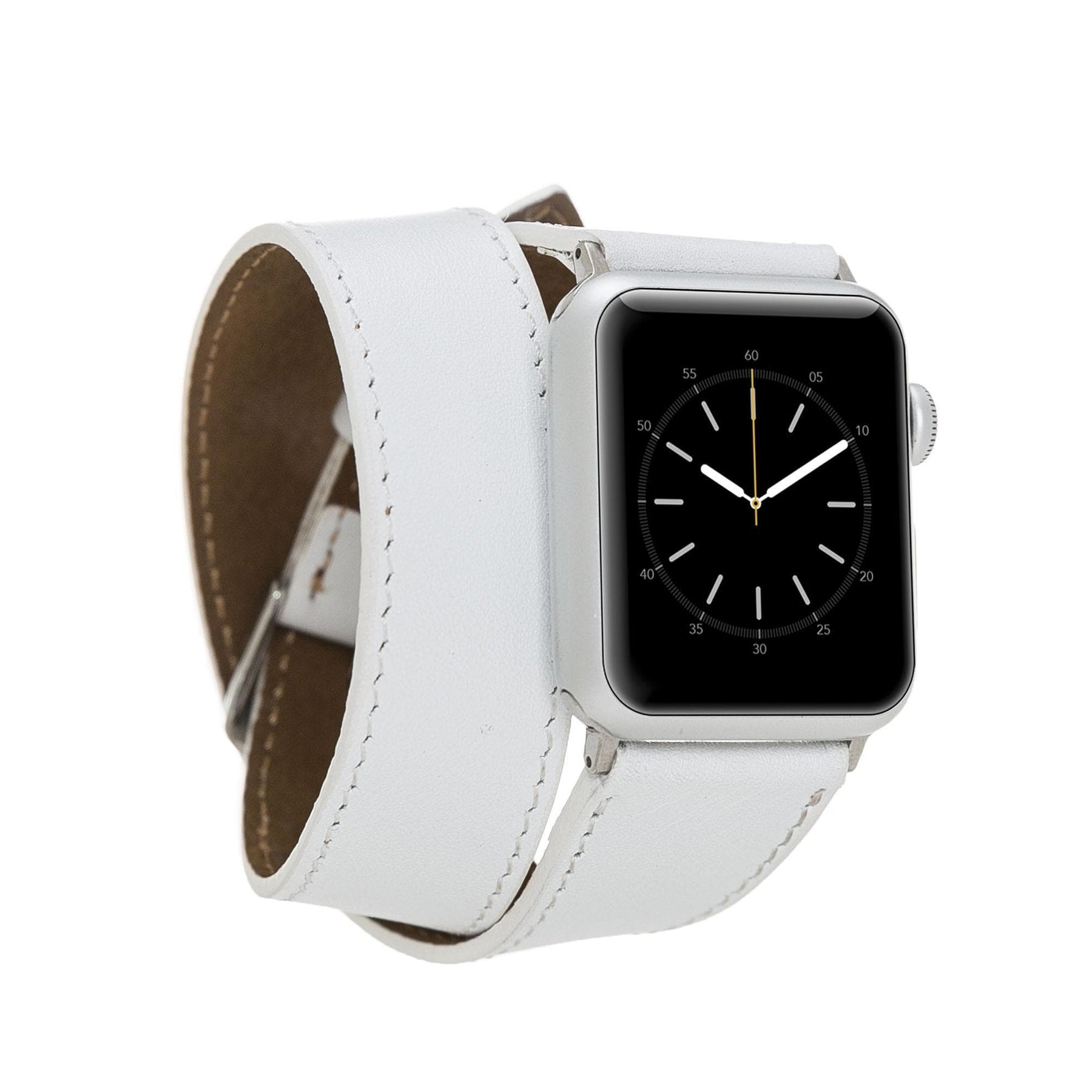 Apple-Watch-Armband aus echtem Leder im Double-Tour-Stil – DT 
