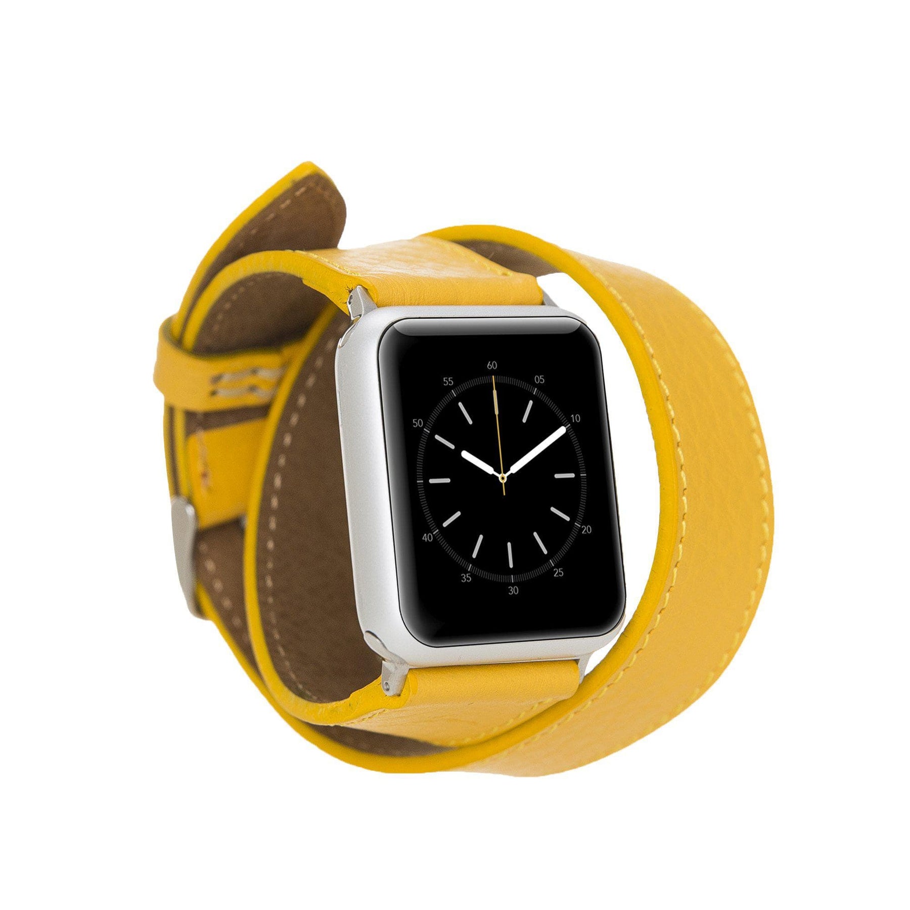 Apple-Watch-Armband aus echtem Leder im Double-Tour-Stil – DT 