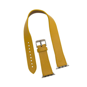 Apple-Watch-Armband aus echtem Leder im Double-Tour-Stil – DT 