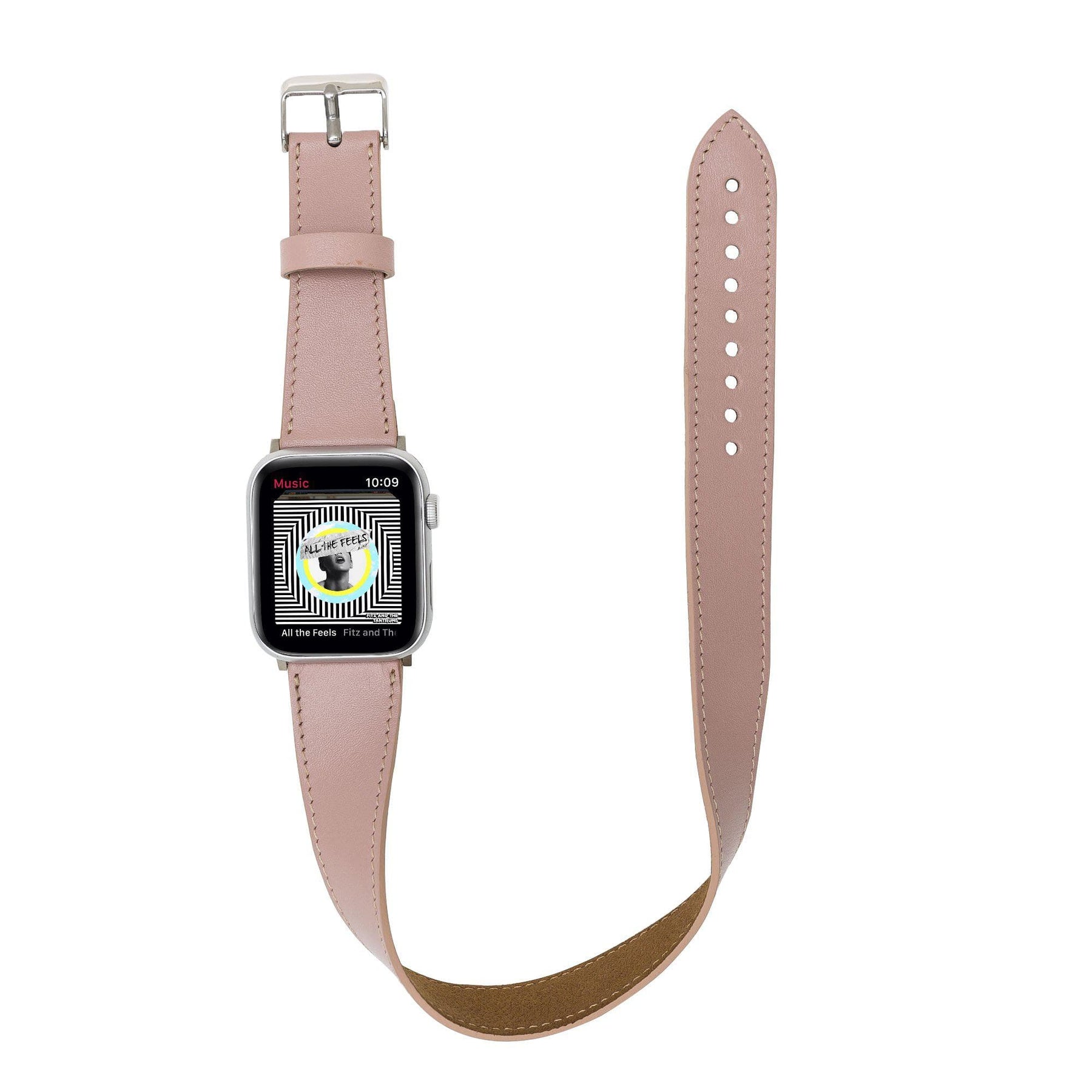 Apple-Watch-Armband aus echtem Leder im Double-Tour-Stil – DT 