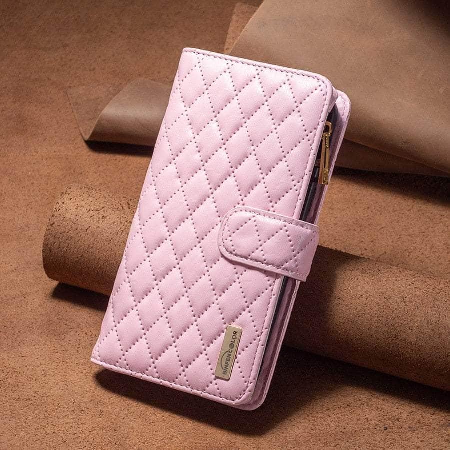 Kunstleren Telefoonhoesje Met Rits Voor iPhone 14 Pro Max