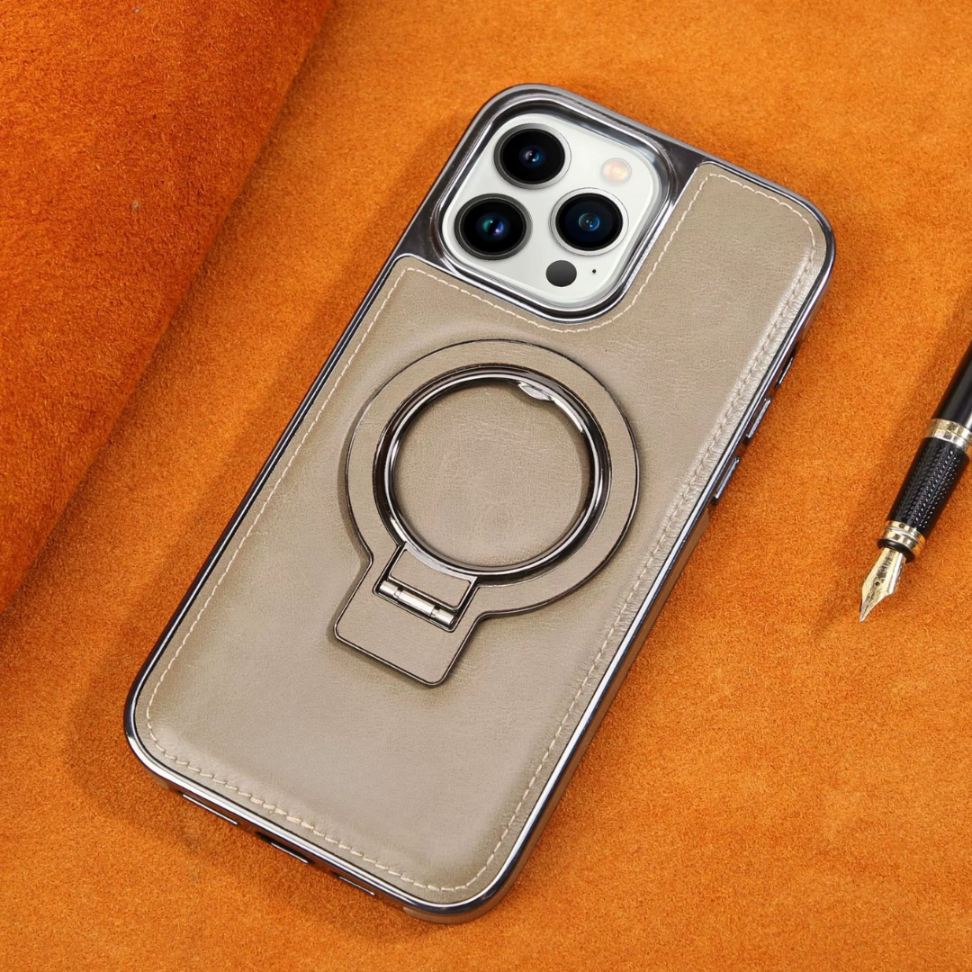 iPhone Hoesje Met Leren Look